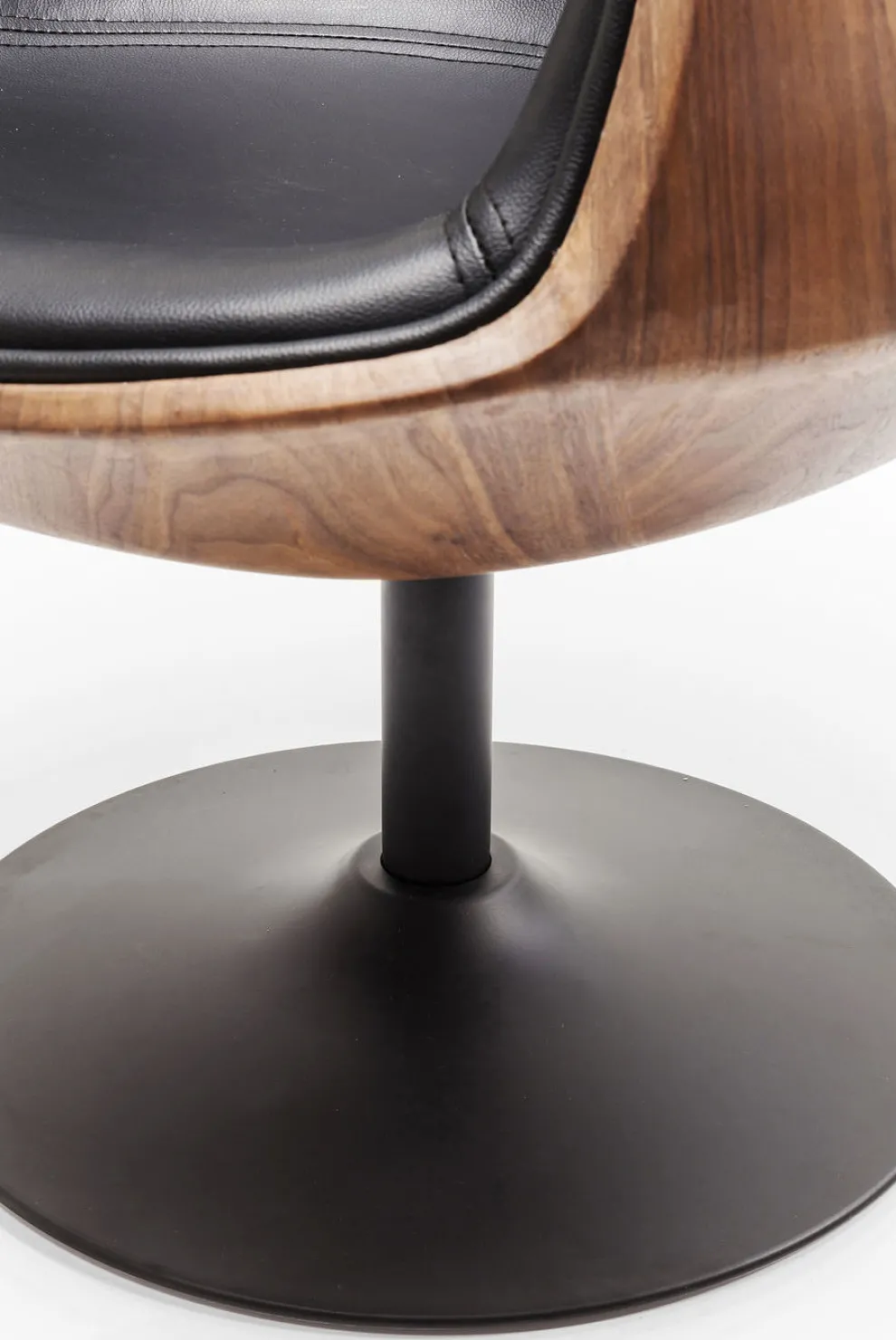 Draaistoel Club Walnoot