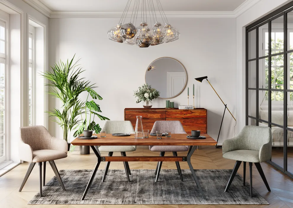 Draaistoel Madame Grijs