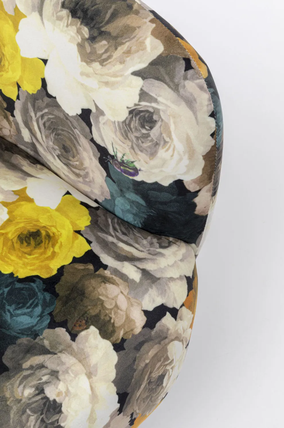 Draaistoel Peony Flower Geel