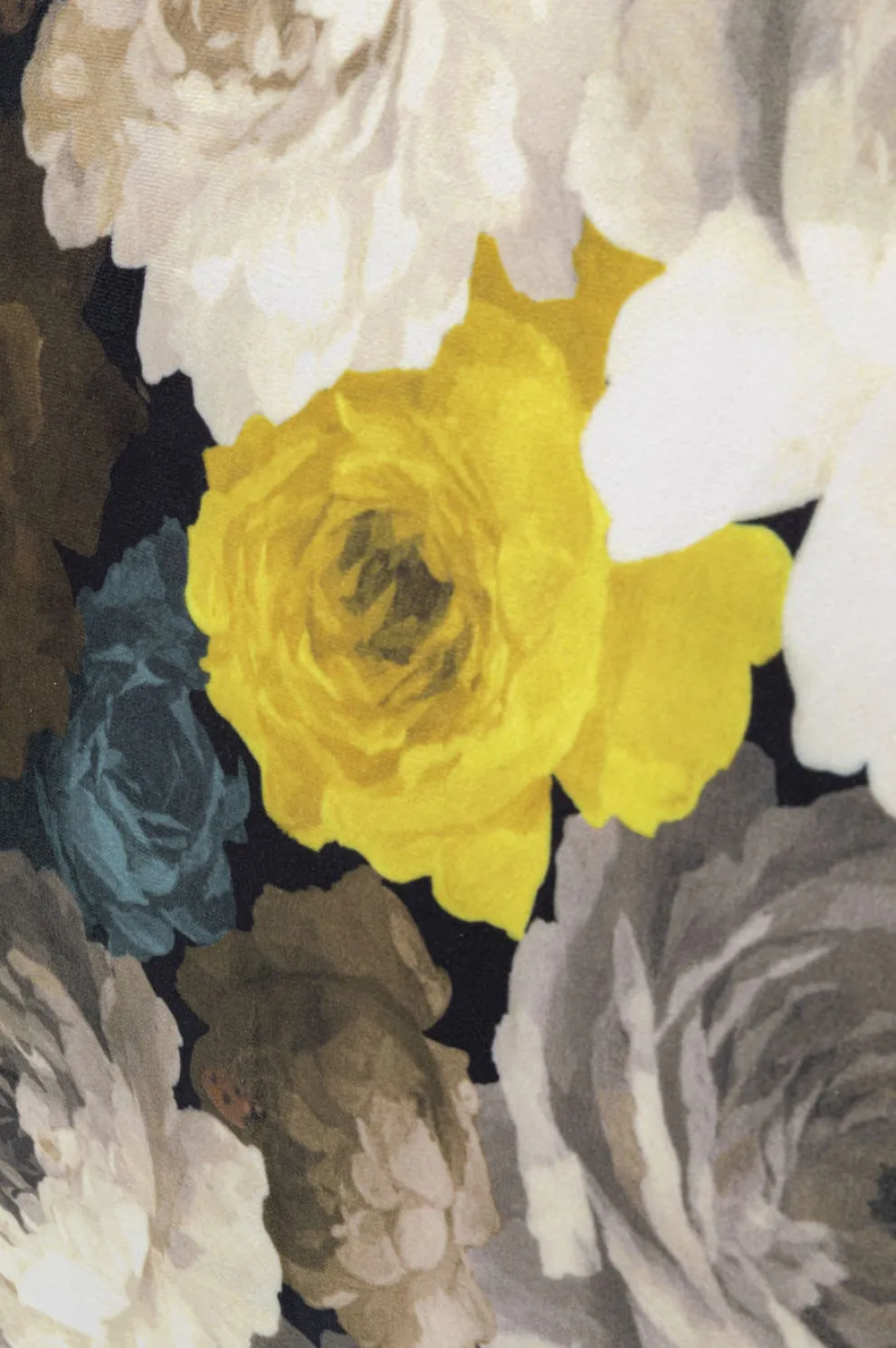 Draaistoel Peony Flower Geel