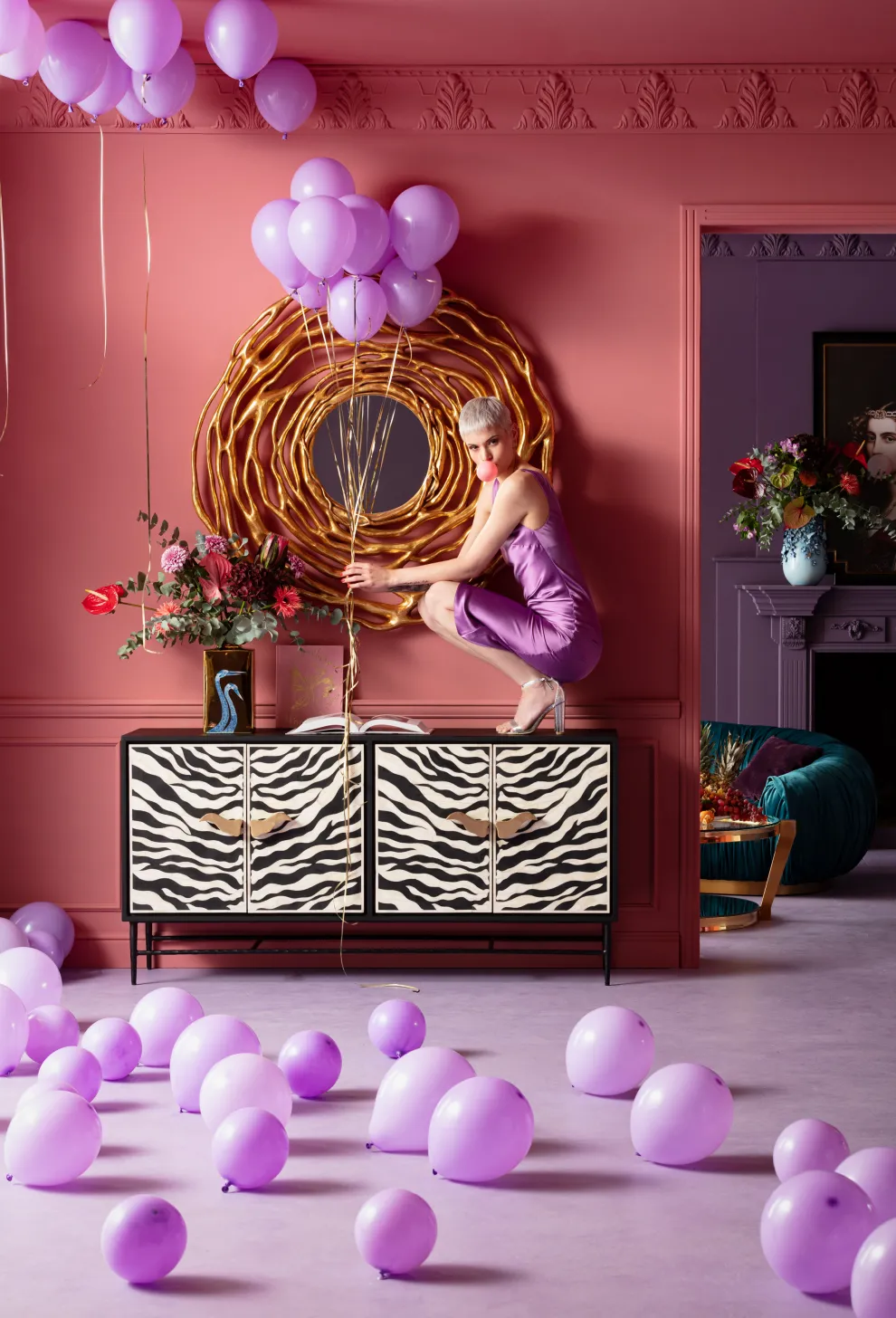 Dressoir Zebra 160x80cm