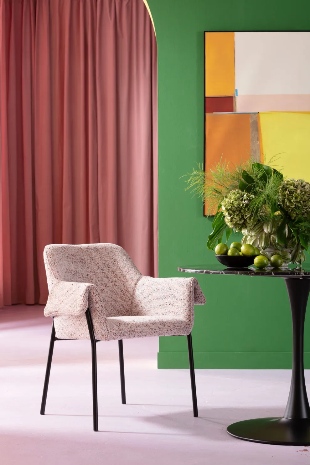 Eetkamerstoel Bess Beige Flitter