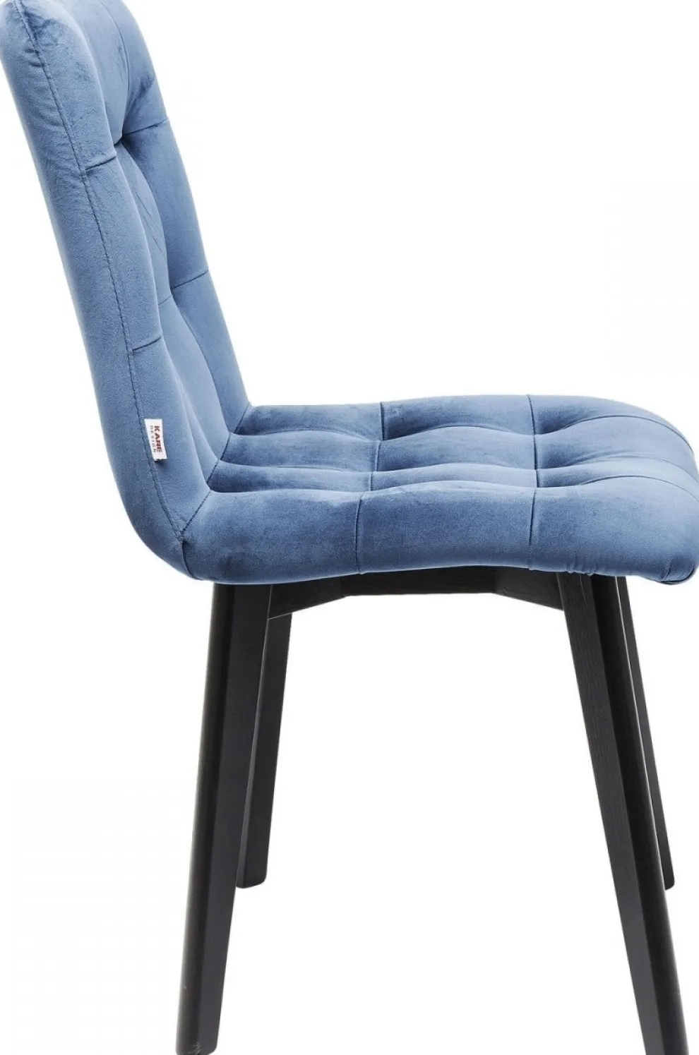 Eetkamerstoel Black Moritz Fluweel Blauw