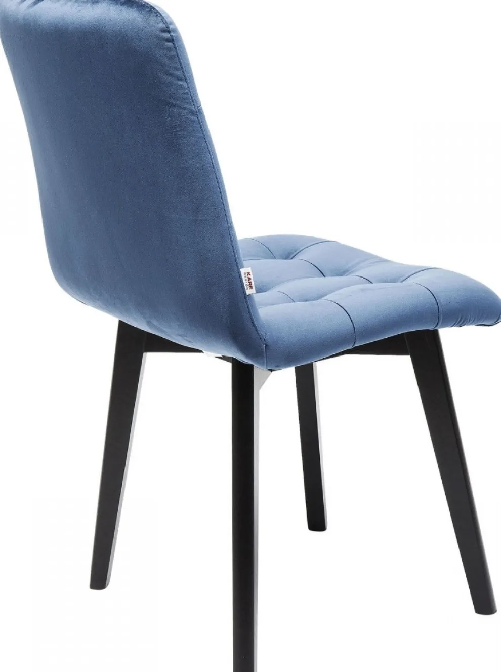 Eetkamerstoel Black Moritz Fluweel Blauw