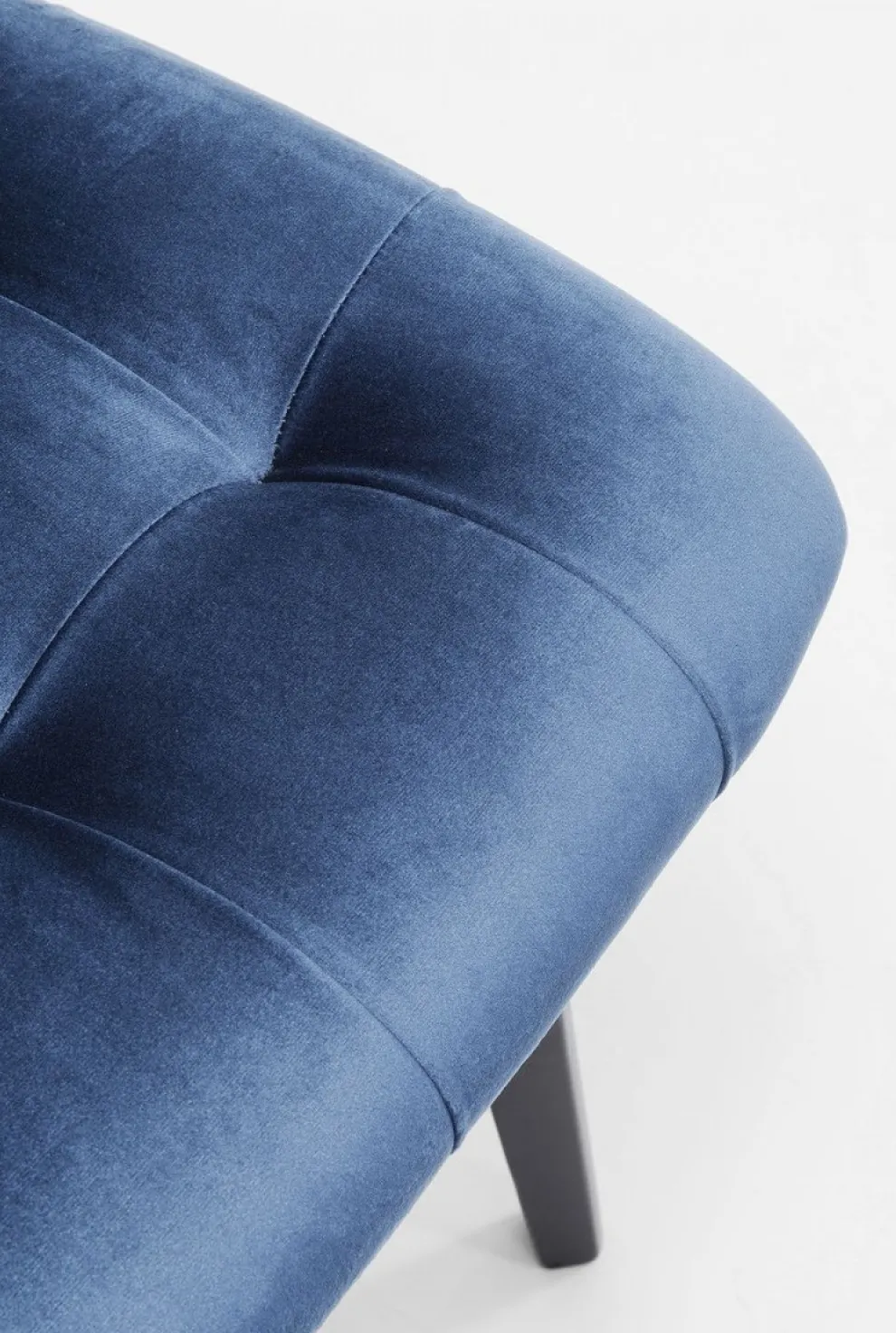 Eetkamerstoel Black Moritz Fluweel Blauw