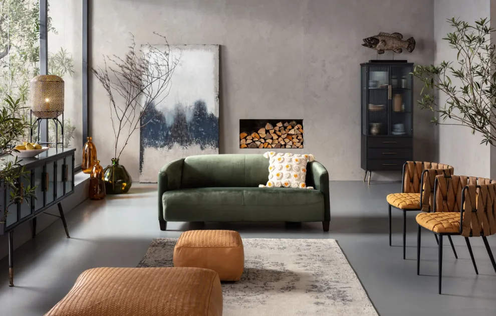 Eetkamerstoel Cheerio Geel Incl. Kussen