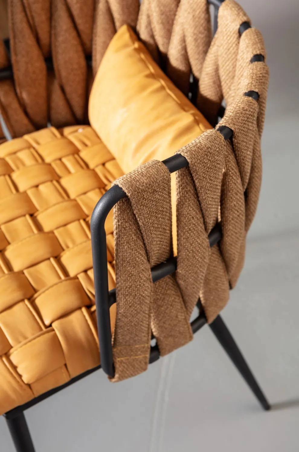 Eetkamerstoel Cheerio Geel Incl. Kussen