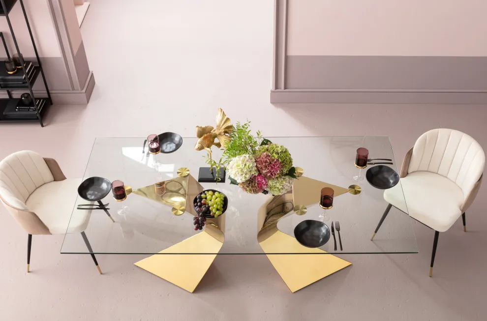 Eetkamerstoel Hojas Beige