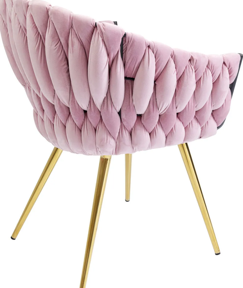 Eetkamerstoel Knot Roze