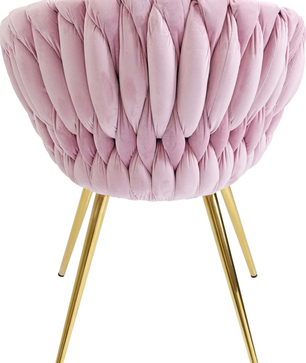 Eetkamerstoel Knot Roze