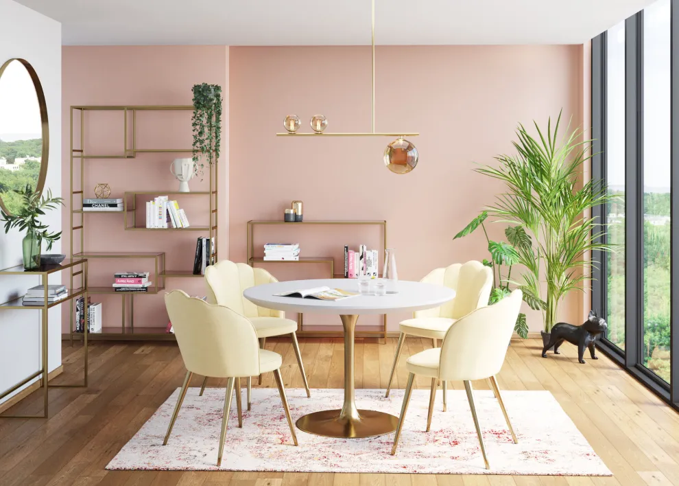 Eetkamerstoel Princess Beige (set Van 2)