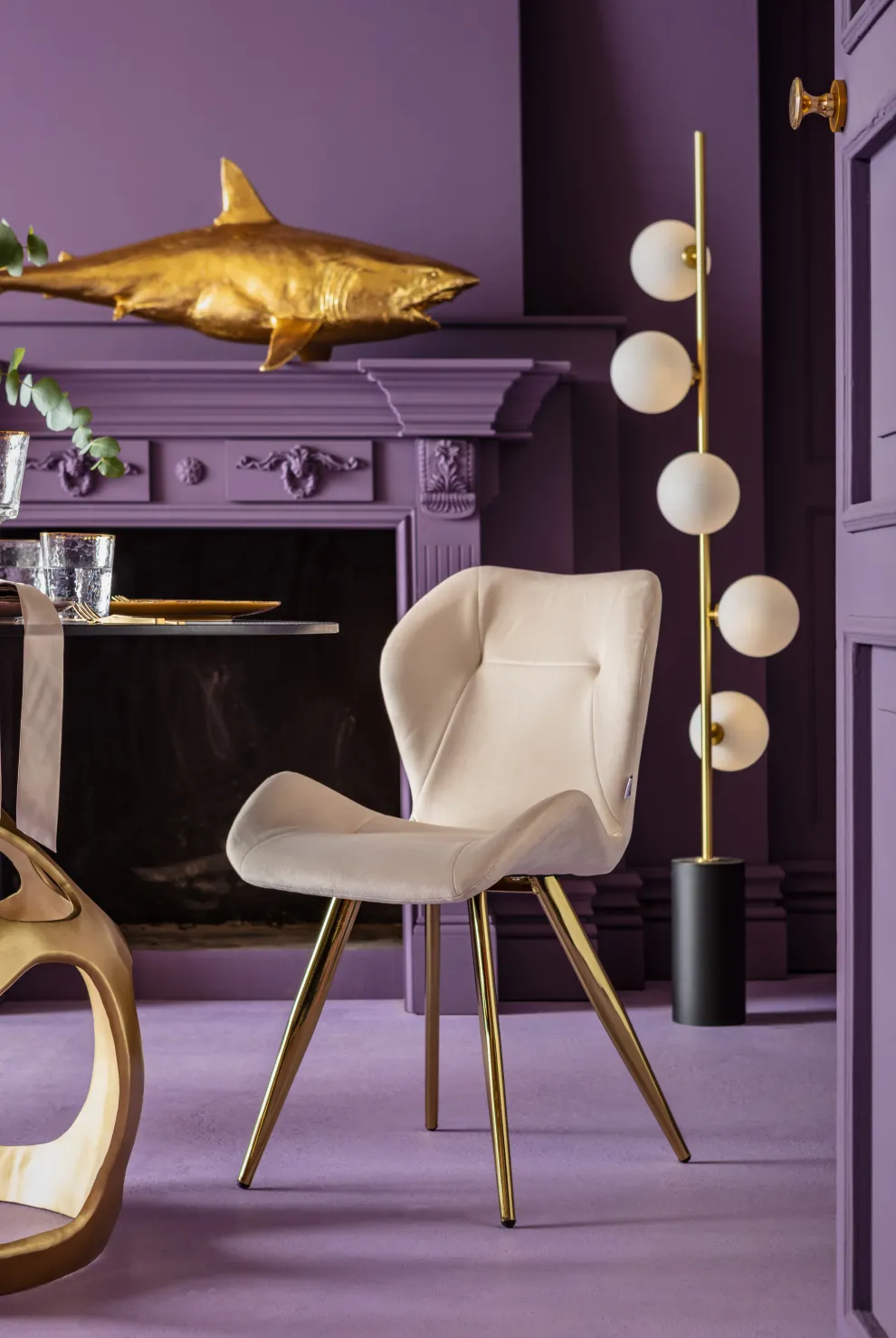 Eetkamerstoel Viva Creme