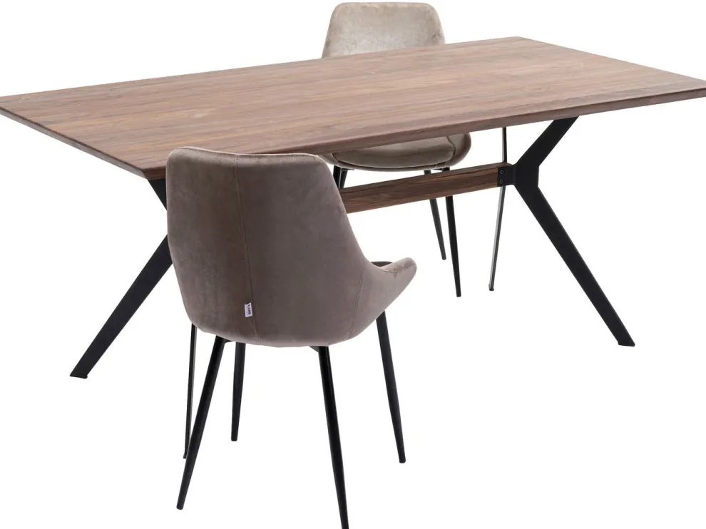 Eettafel Downtown Walnoot 180x90cm