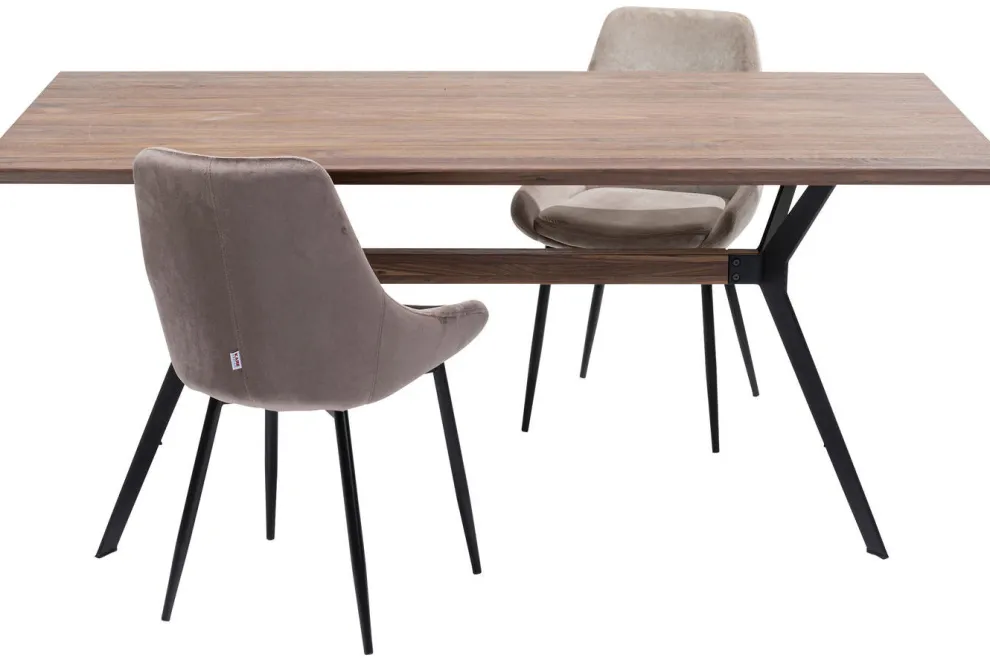 Eettafel Downtown Walnoot 180x90cm