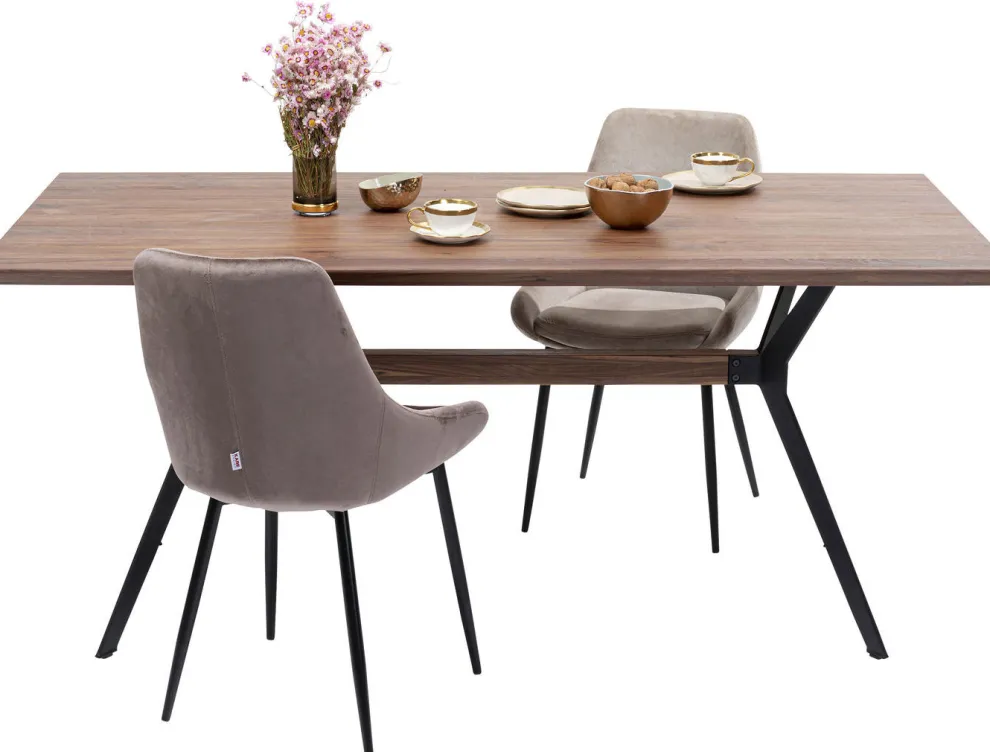 Eettafel Downtown Walnoot 180x90cm