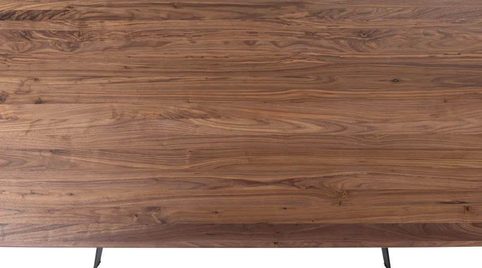 Eettafel Downtown Walnoot 220x100cm