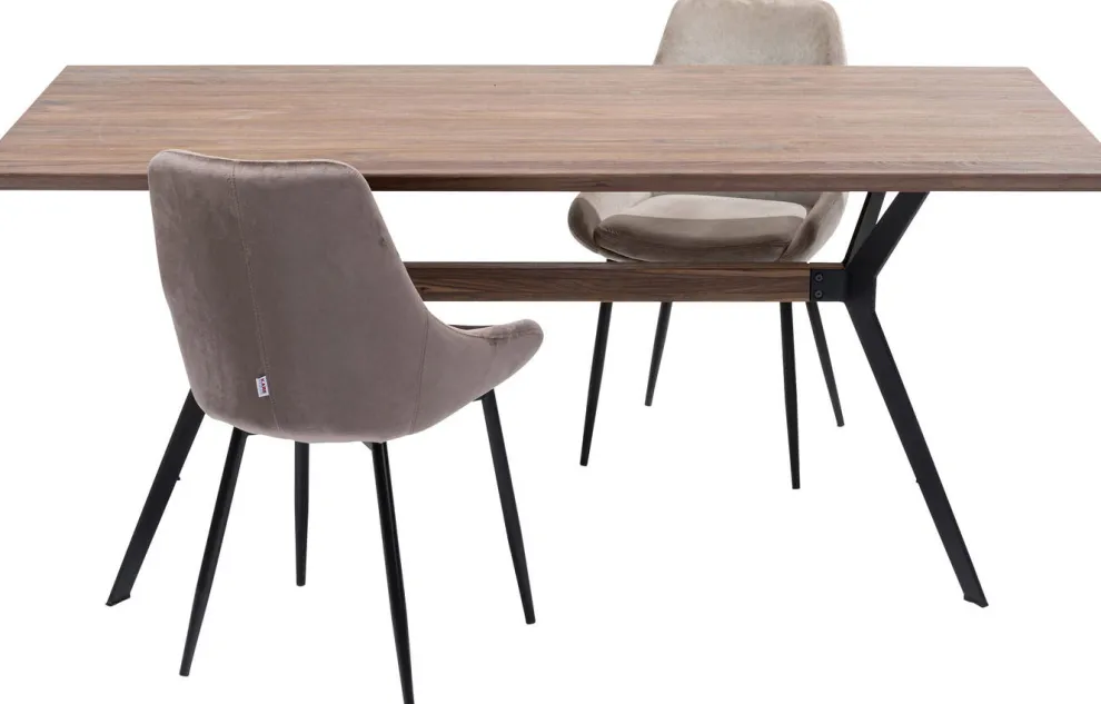 Eettafel Downtown Walnoot 220x100cm