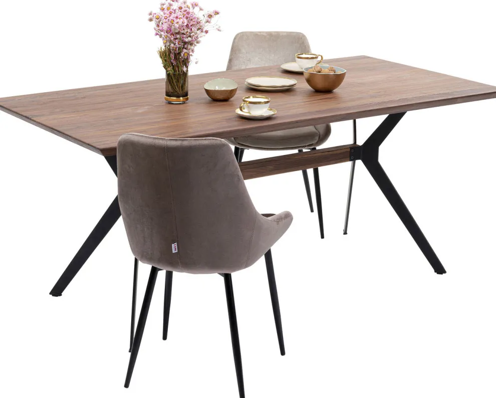 Eettafel Downtown Walnoot 220x100cm