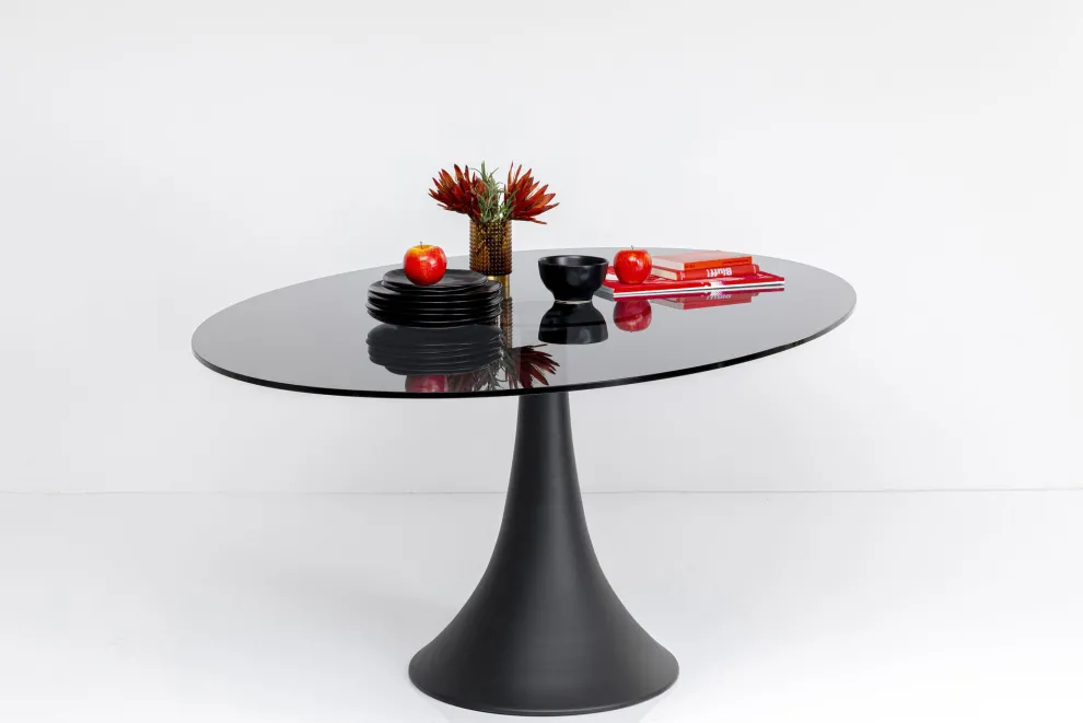 Eettafel Grande Possibilita Smoke Glass 180x120cm