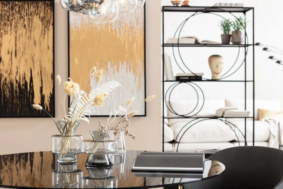 Eettafel Molekular Zwart Ø120cm