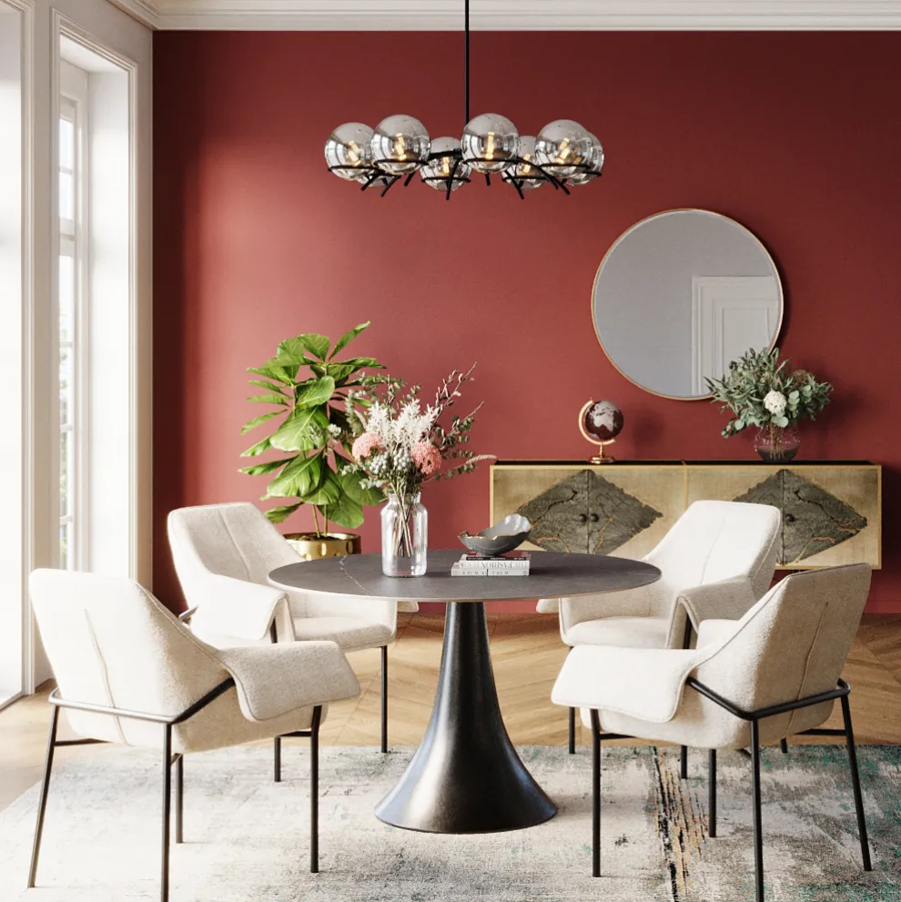 Eettafel Possibilita Black Ø120cm