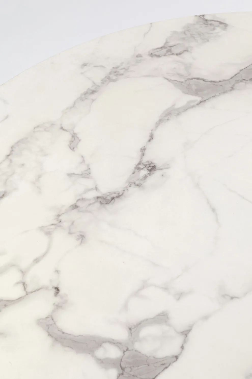 Eettafel Schickeria Marble White Ø80cm