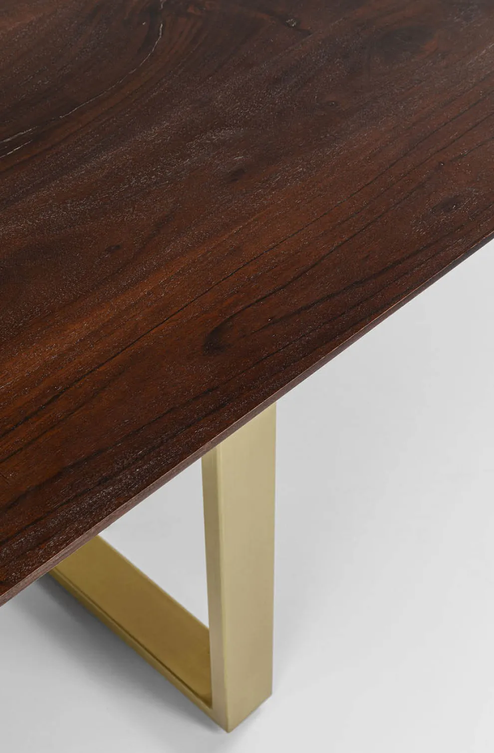 Eettafel Symphony Donker Messing 200x100cm