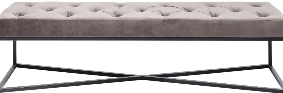 Halbank Crossover Grijs Zwart 150x40cm