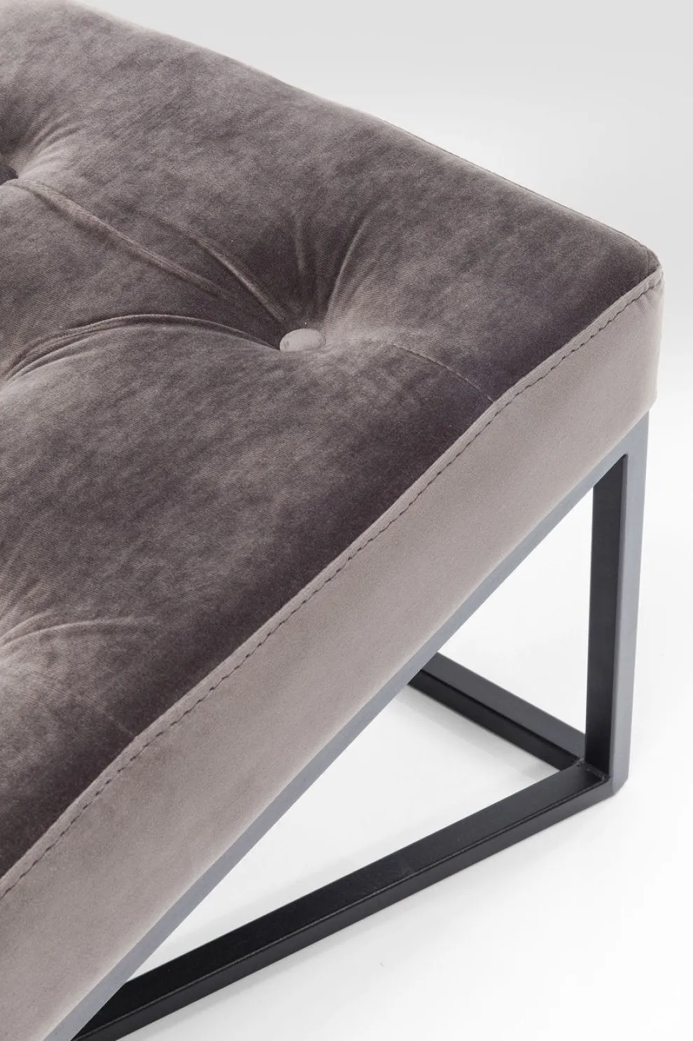 Halbank Crossover Grijs Zwart 150x40cm