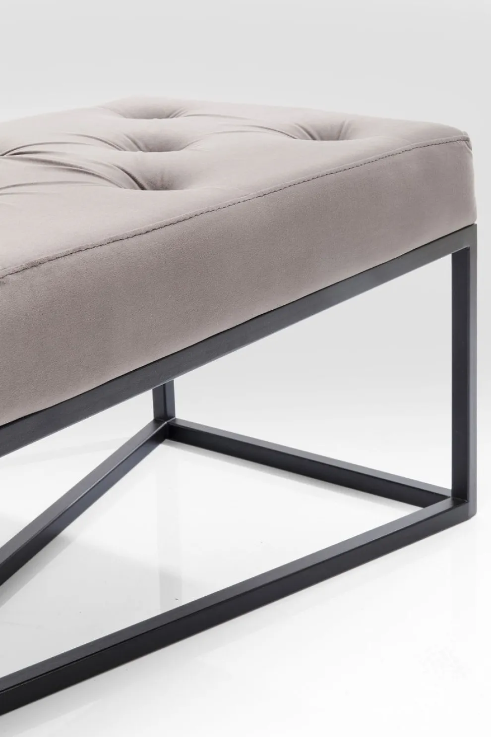 Halbank Crossover Grijs Zwart 150x40cm