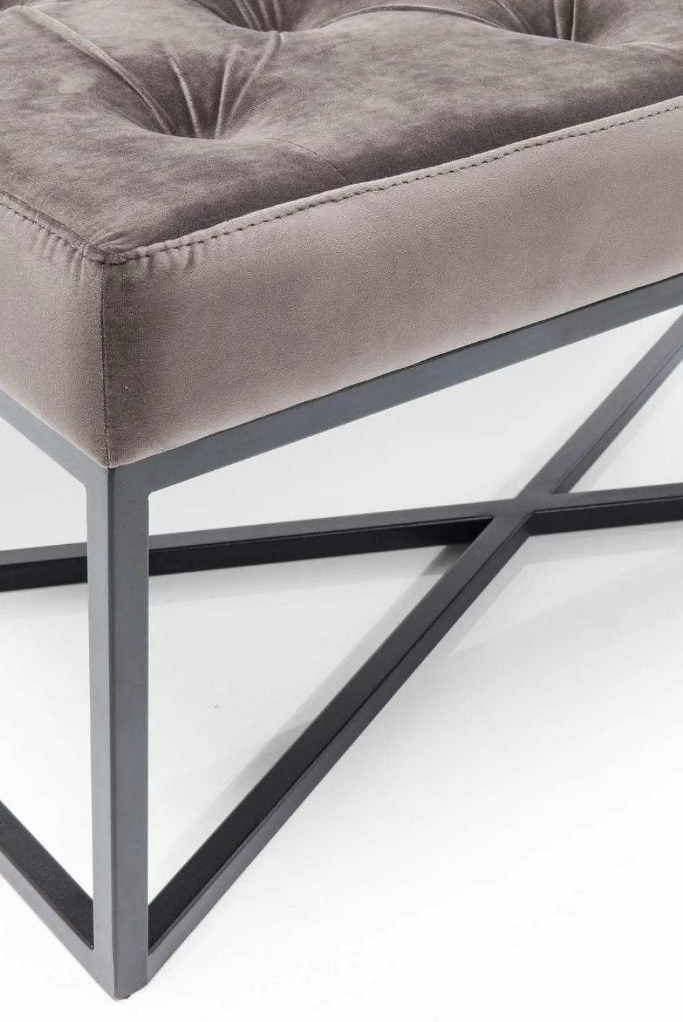 Halbank Crossover Grijs Zwart 150x40cm