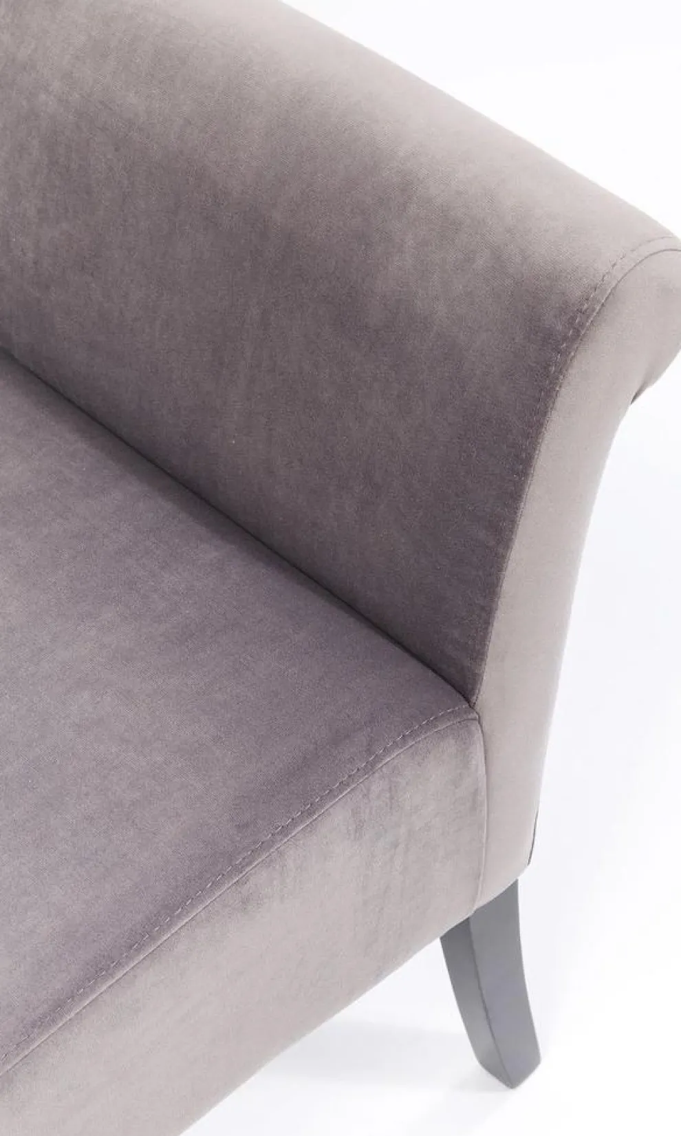 Halbank Motley Fluweel Zilvergrijs