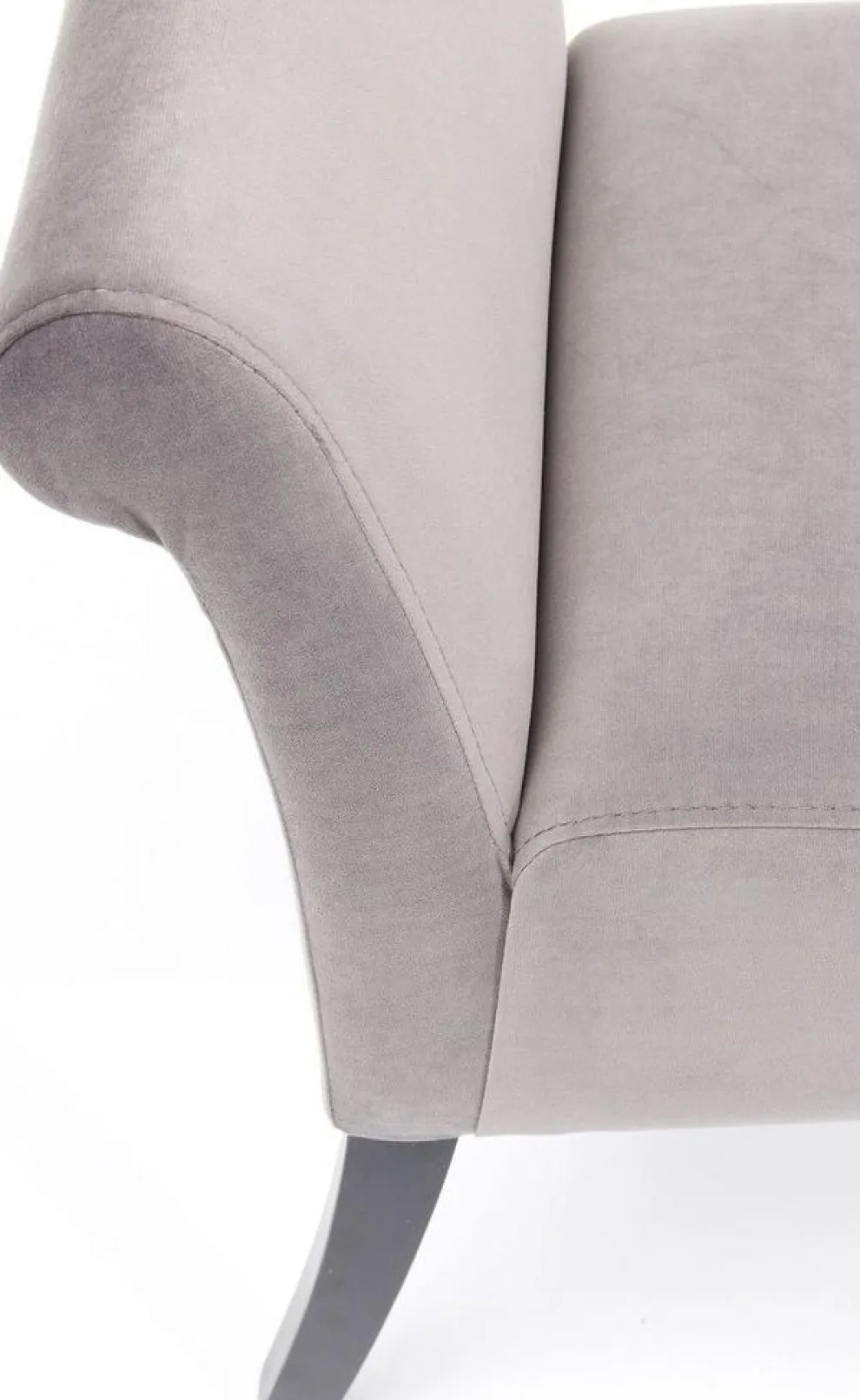 Halbank Motley Fluweel Zilvergrijs