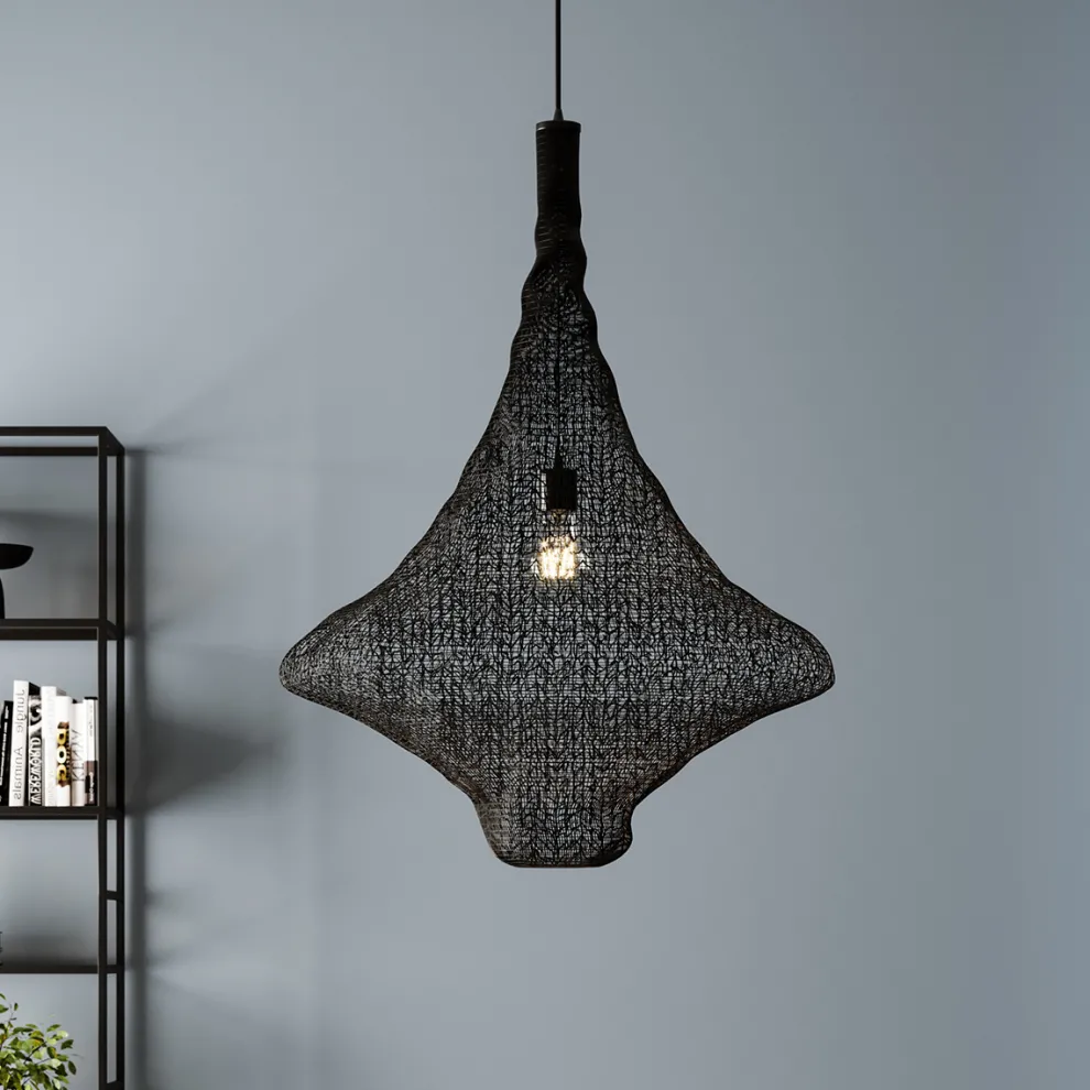 Hanglamp Cocoon Black Ø89cm