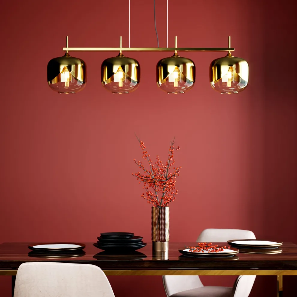 Hanglamp Golden Goblet Quattro Ø25cm