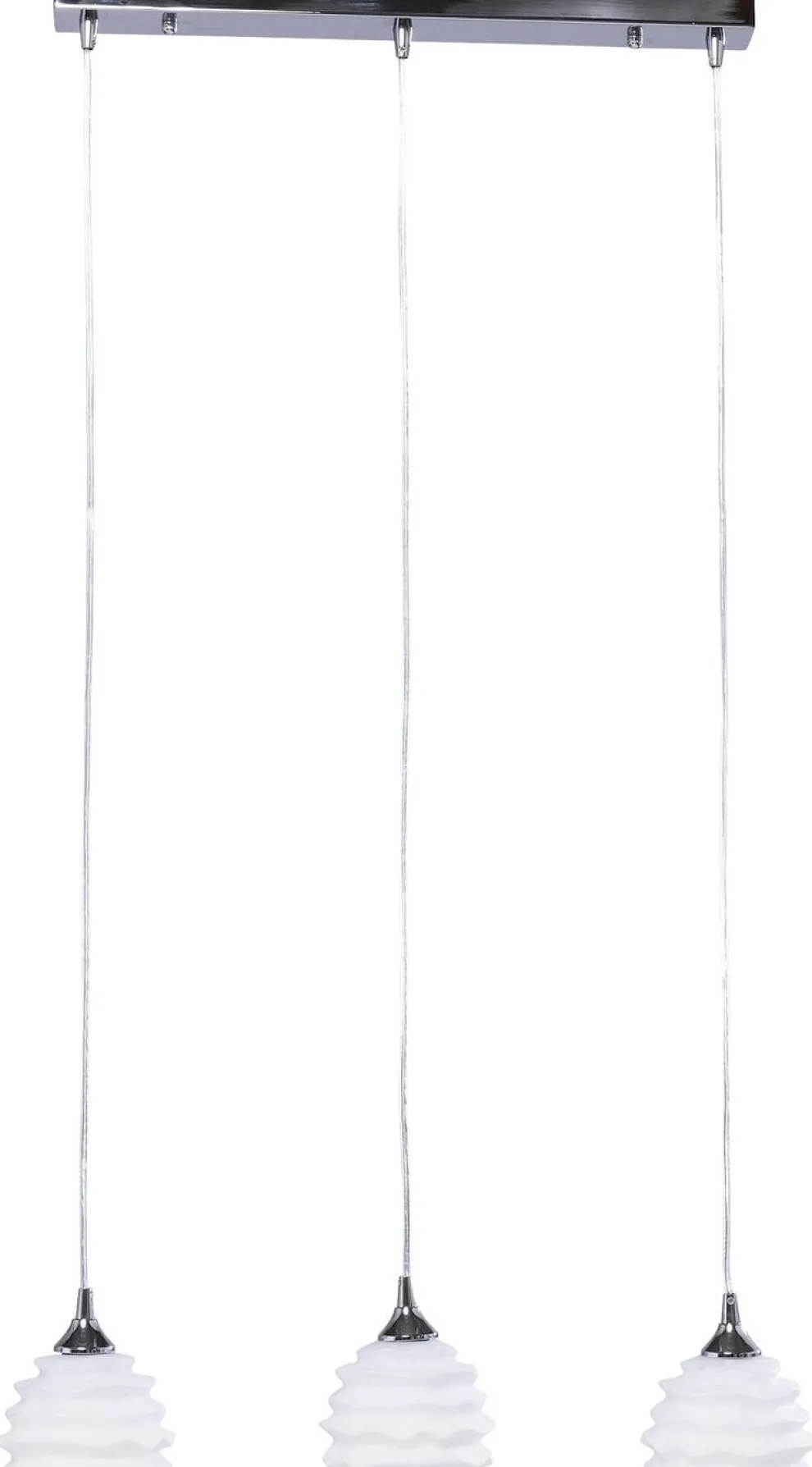 Hanglamp Ruffle Dining White