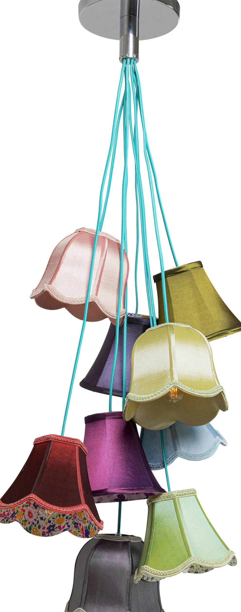 Hanglamp Saloon Flowers 9 Stuks