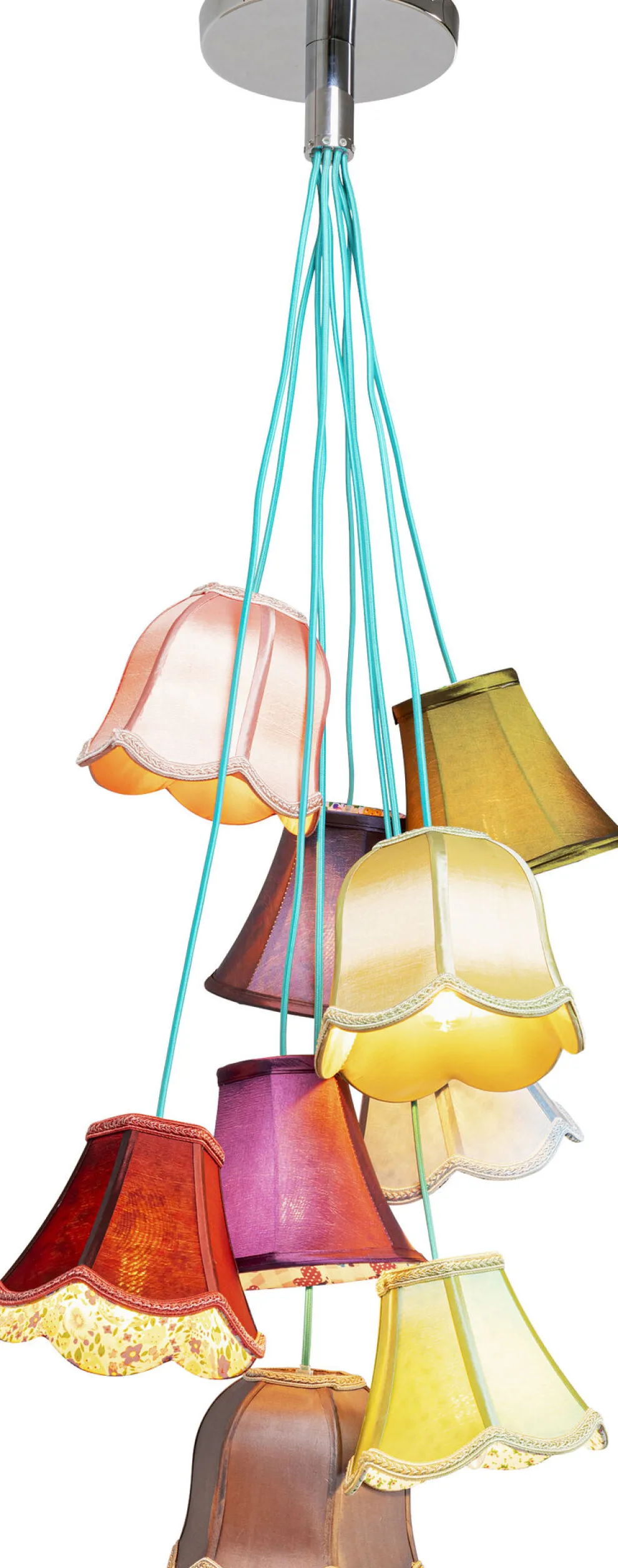 Hanglamp Saloon Flowers 9 Stuks