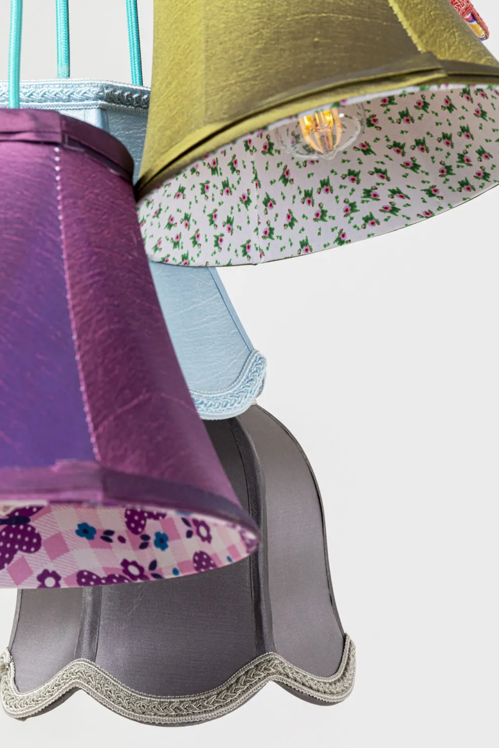 Hanglamp Saloon Flowers 5 Stuks