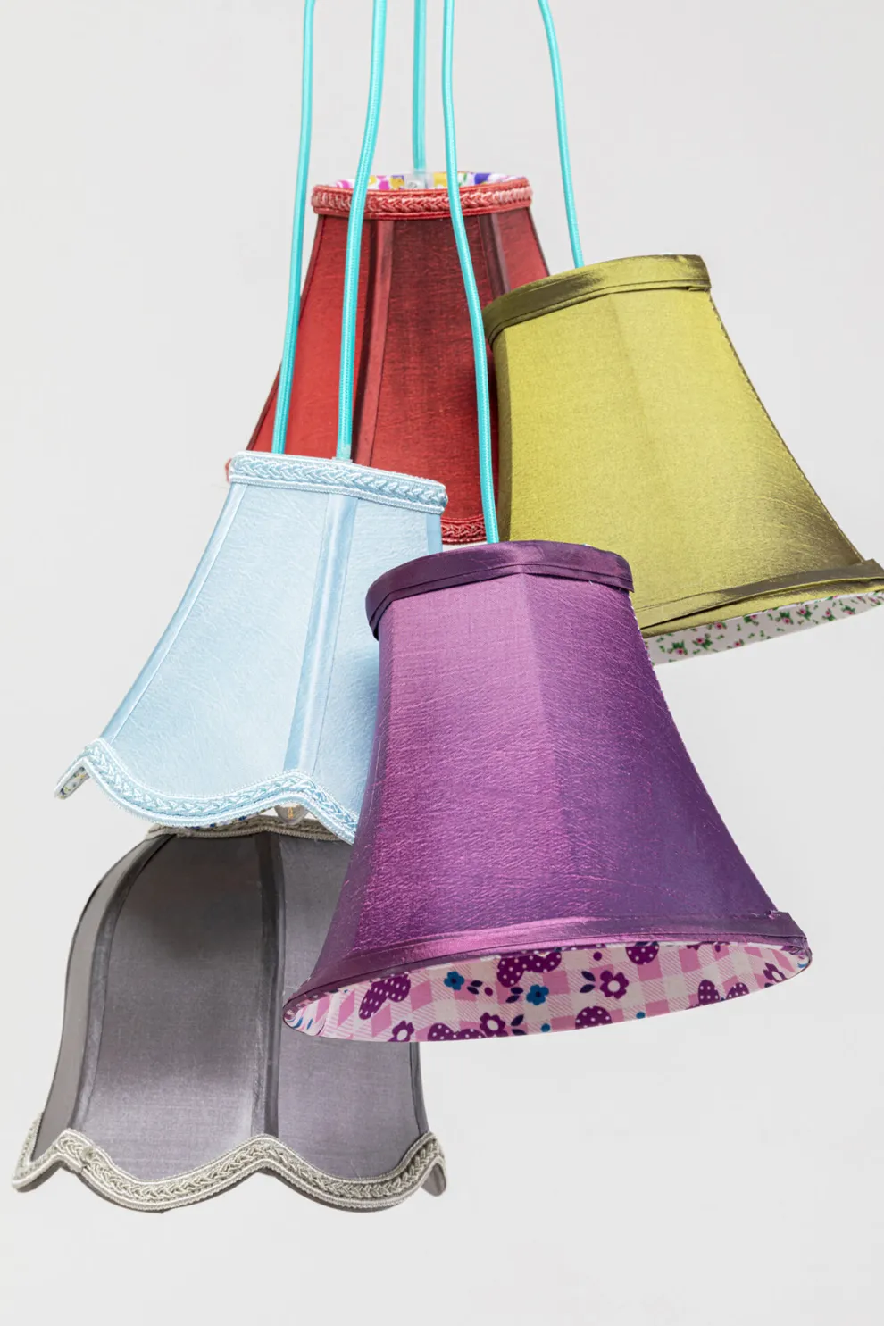 Hanglamp Saloon Flowers 5 Stuks