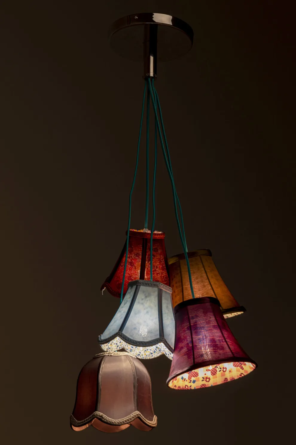 Hanglamp Saloon Flowers 5 Stuks