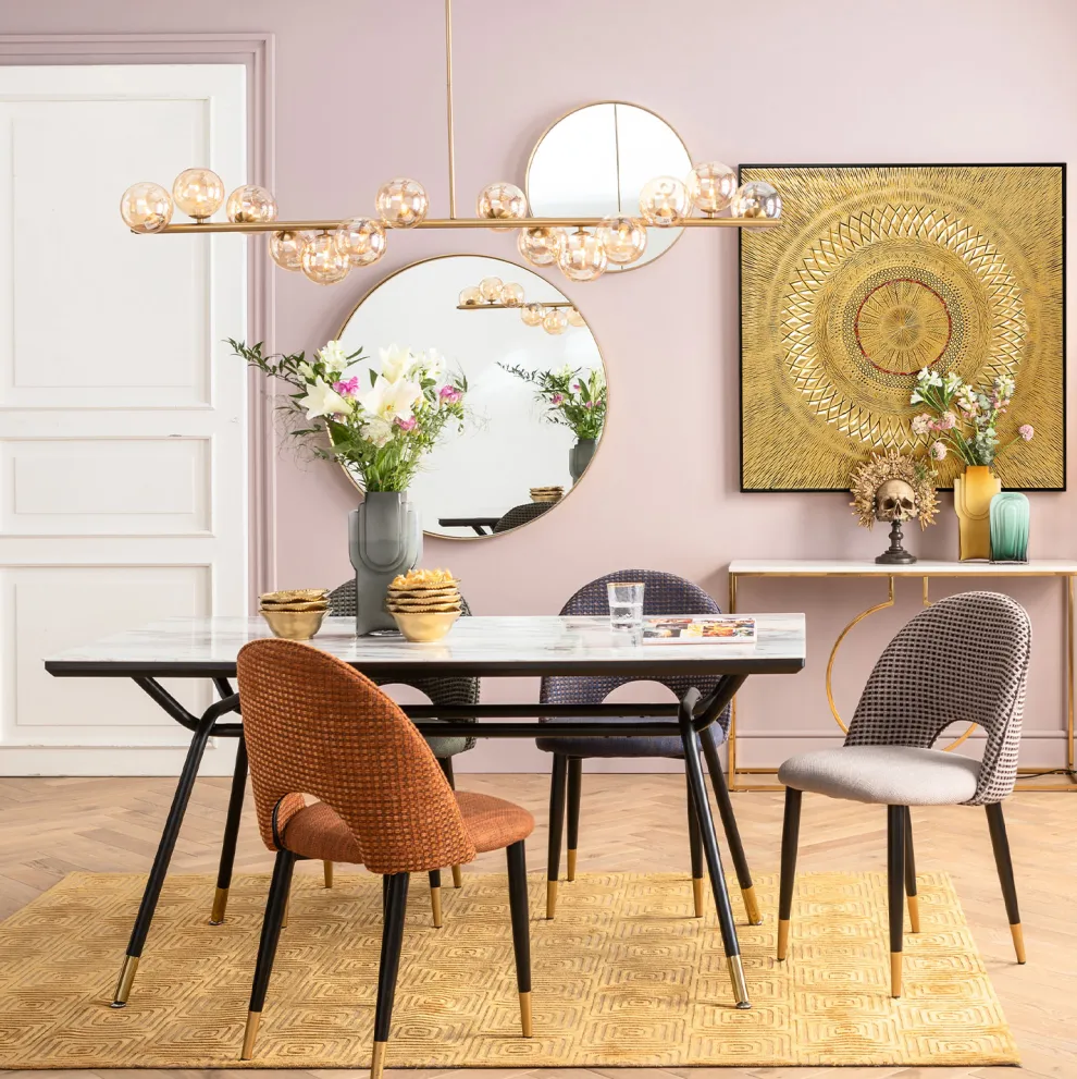 Hanglamp Scala Balls Brass 150cm