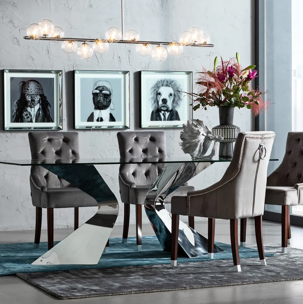 Hanglamp Scala Balls Chroom 150cm