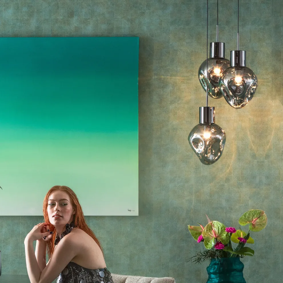 Hanglamp Supernova Smoky Tre Ø45CM