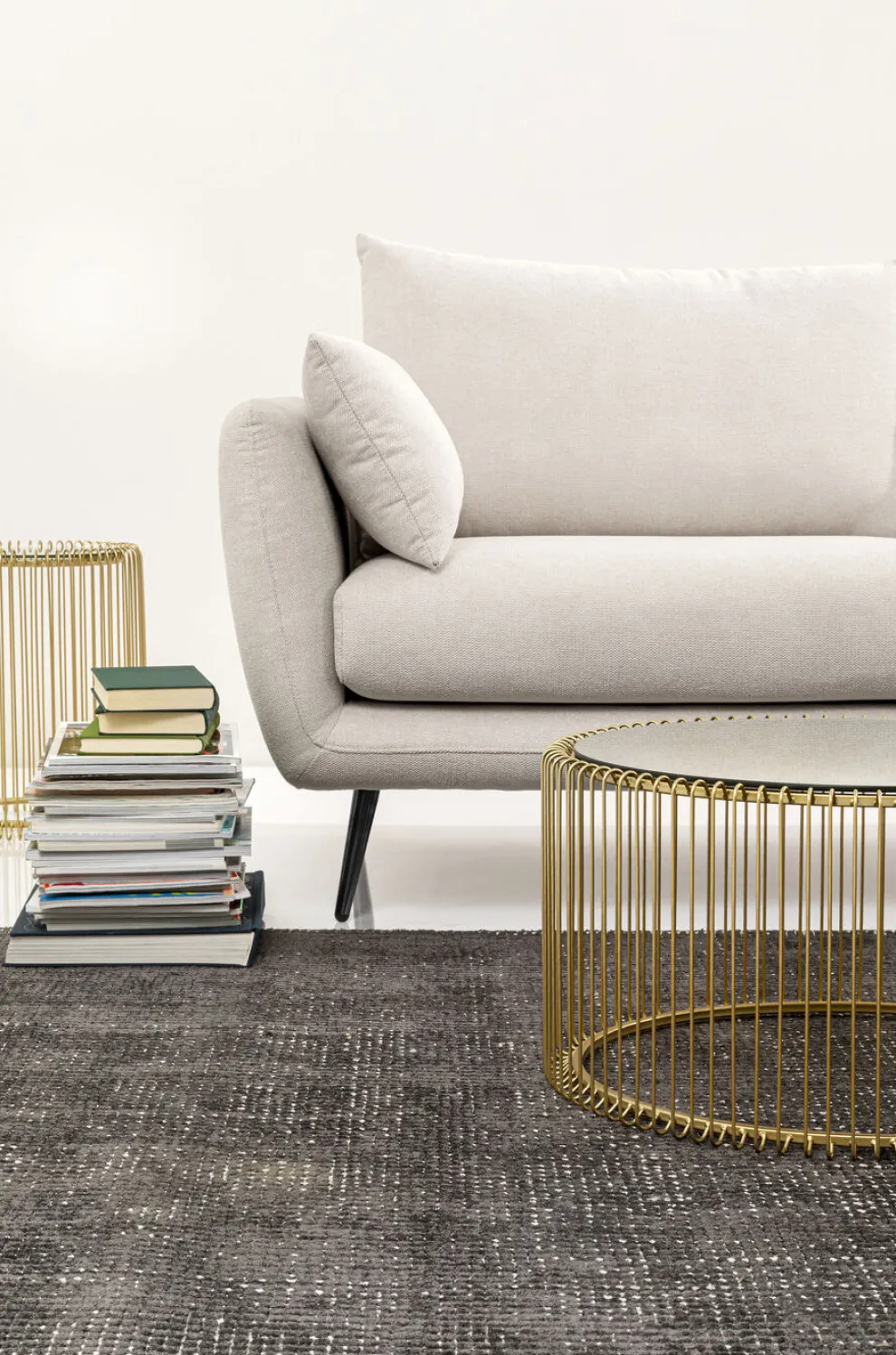 Hoekbank Amalfi Rechts Creme 275cm