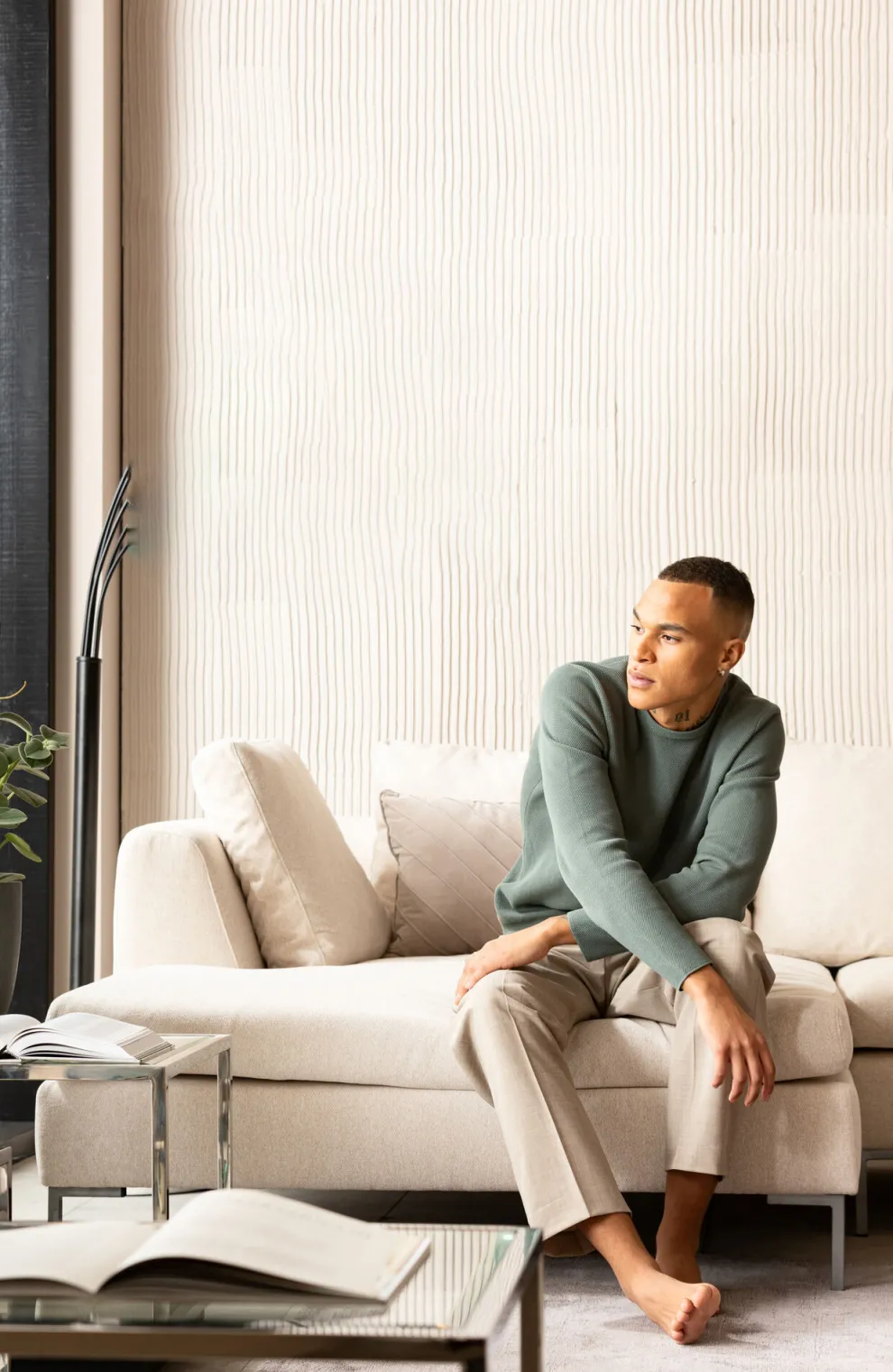 Hoekbank Gianni Creme Links