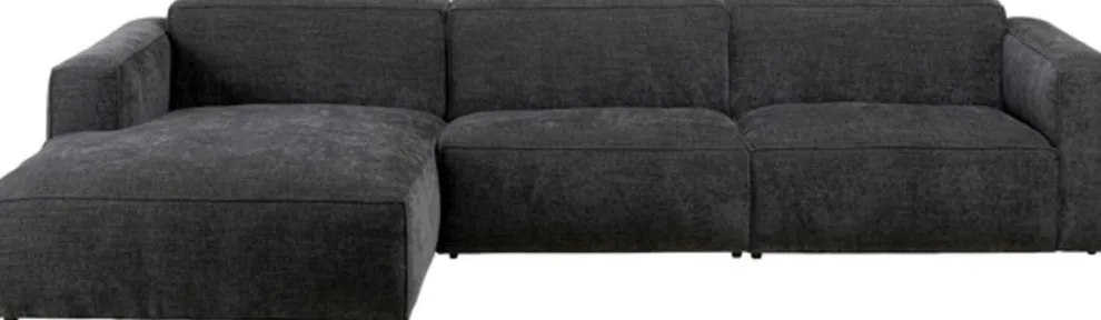 Hoekbank Henry Grey Left 335x170cm