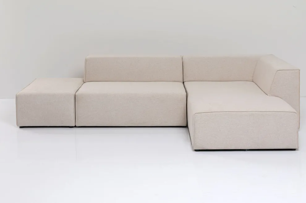 Hoekbank Infinity Ottomane Crème Rechts