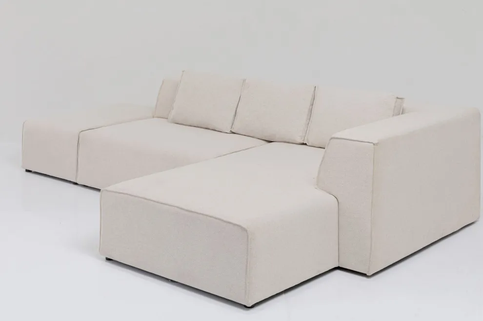 Hoekbank Infinity Ottomane Crème Rechts