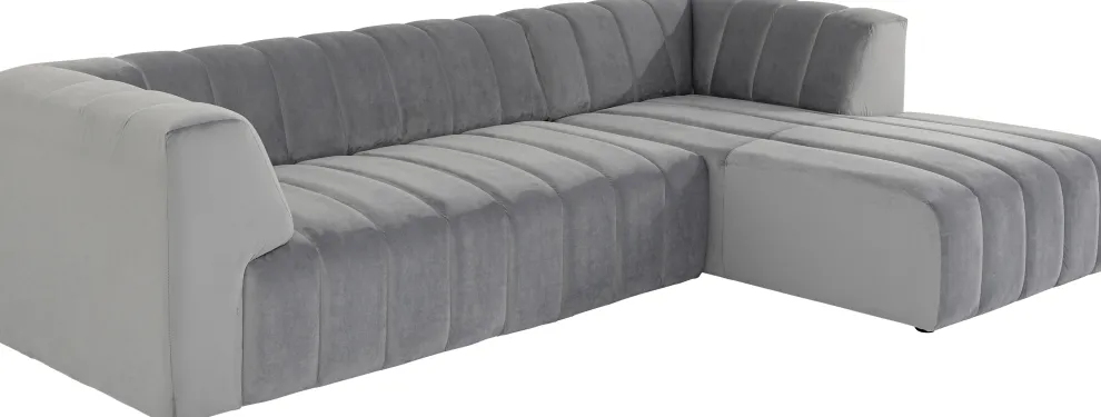 Hoekbank Jessy Titanium Right